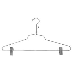 16" Steel Combination Hanger w/ Vinyl Cushion Clips and Loop Hook