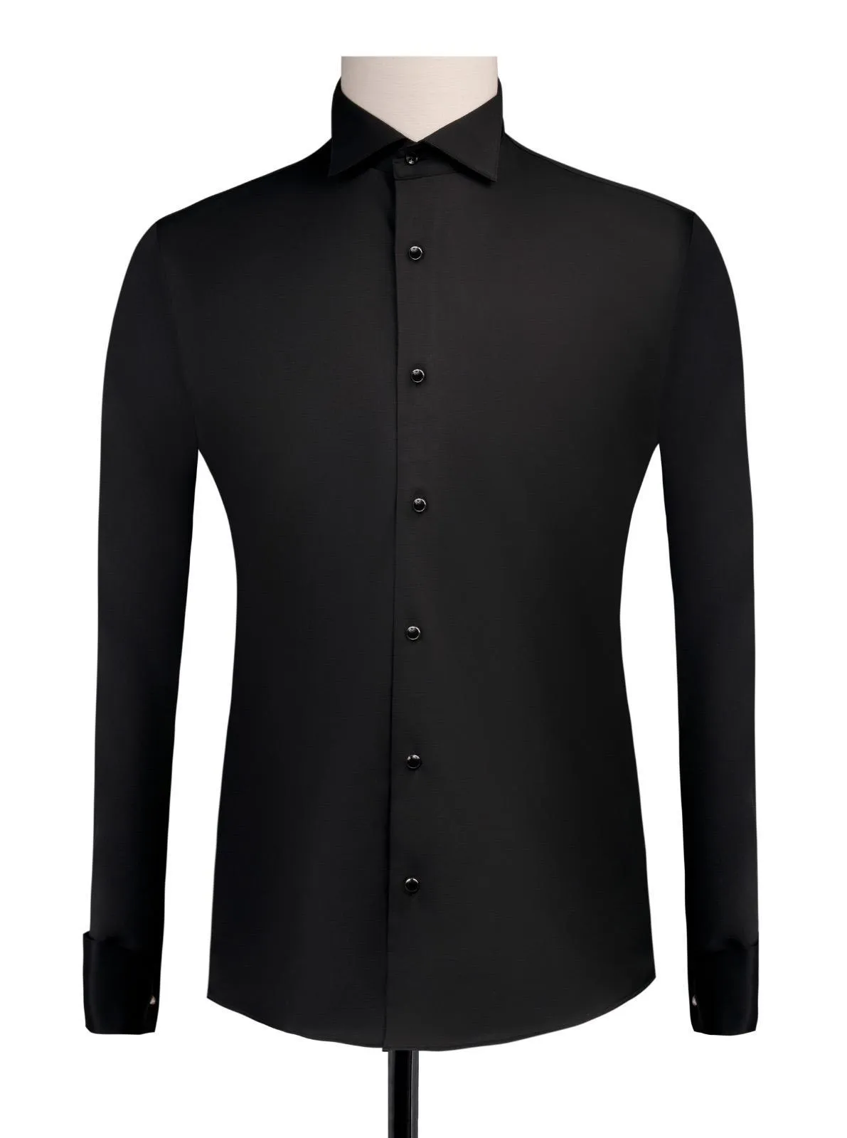 All Black Tuxedo Shirt