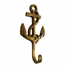 Antiqued Brass Anchor Hook