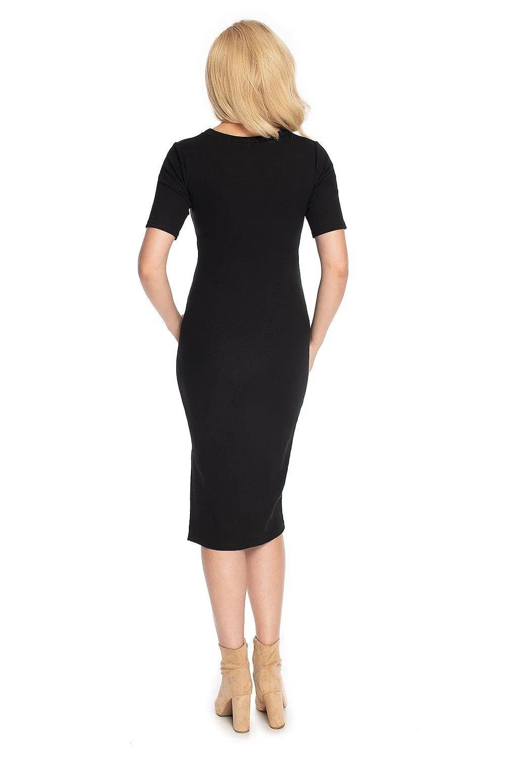 Chic Multi-Stage Maternity Dress for Effortless Nursing