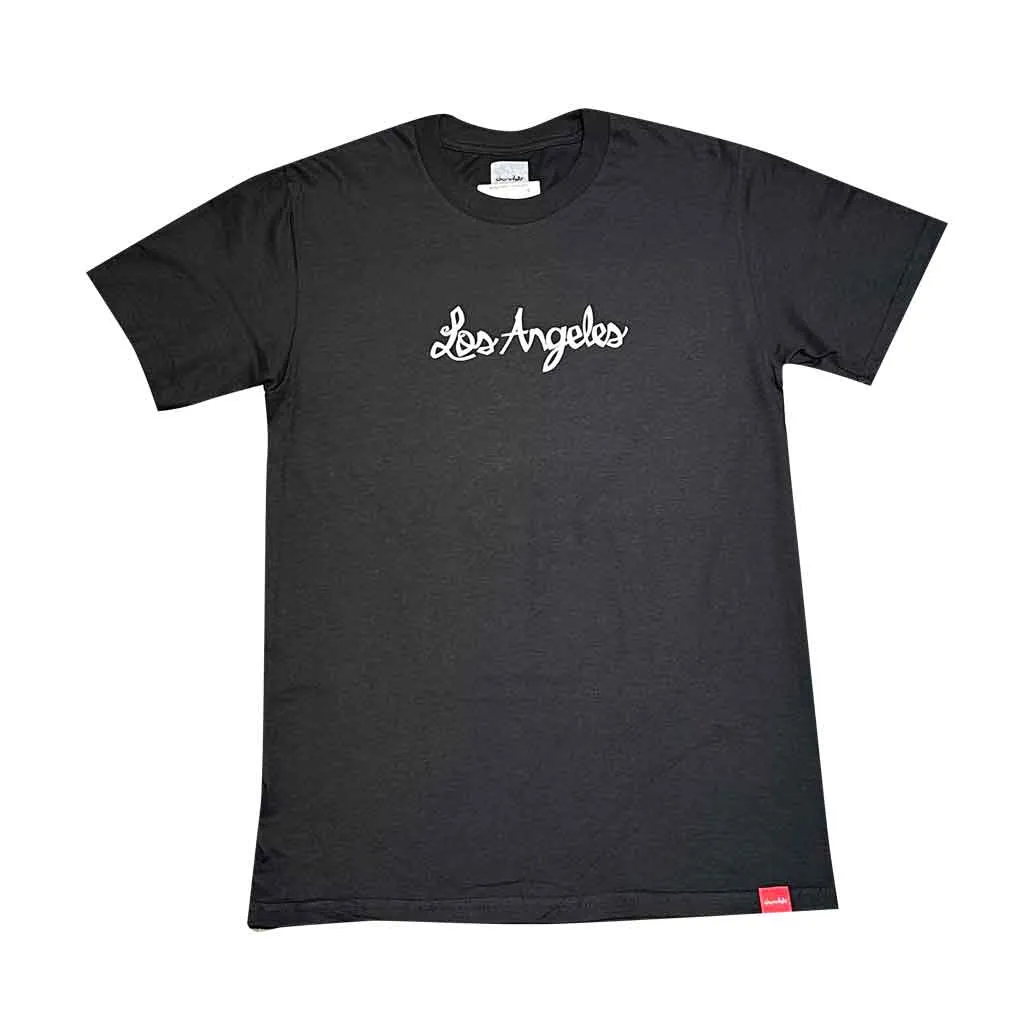 Chocolate Flip the Script Los Angeles Tee - Black/Silver