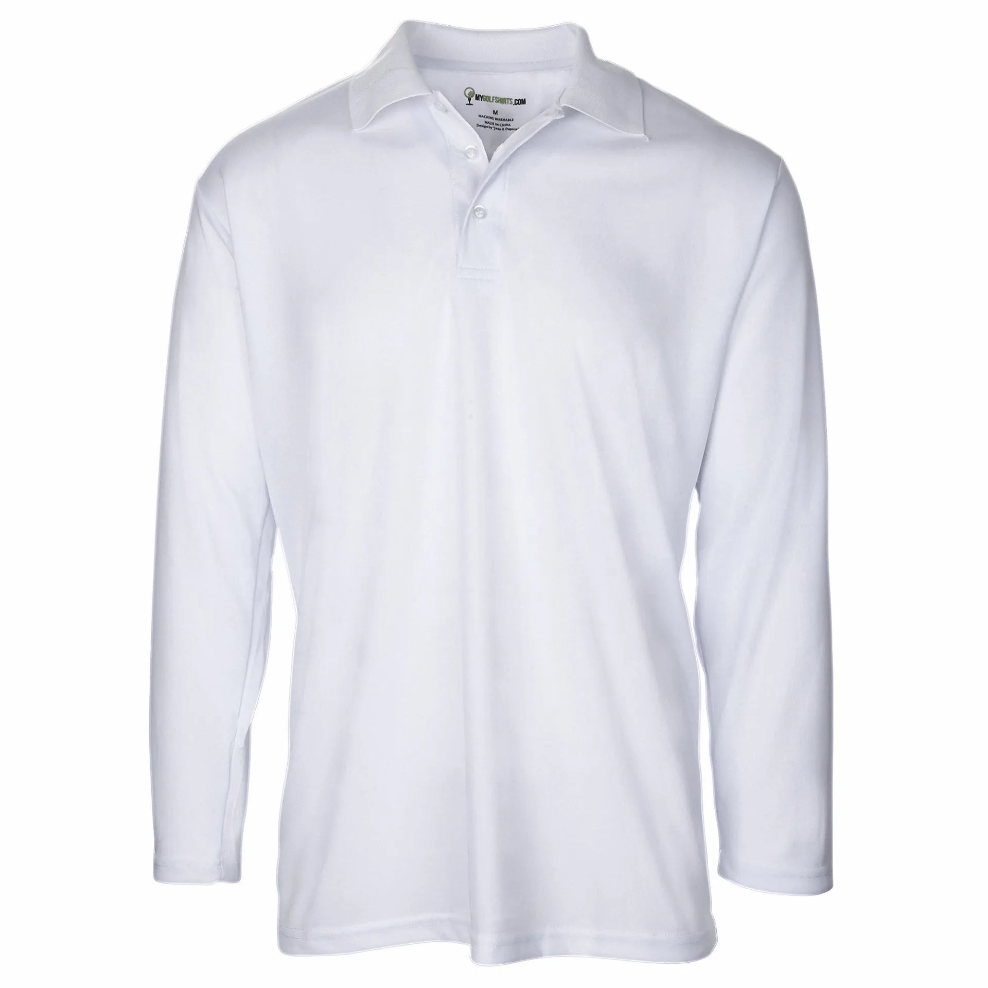 Dri-FIT Golf Shirts - Men’s Long Sleeve Solid - Standard Fit  6002