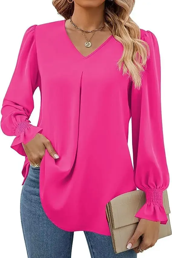 Elegant Loose Chiffon Blouse for Women