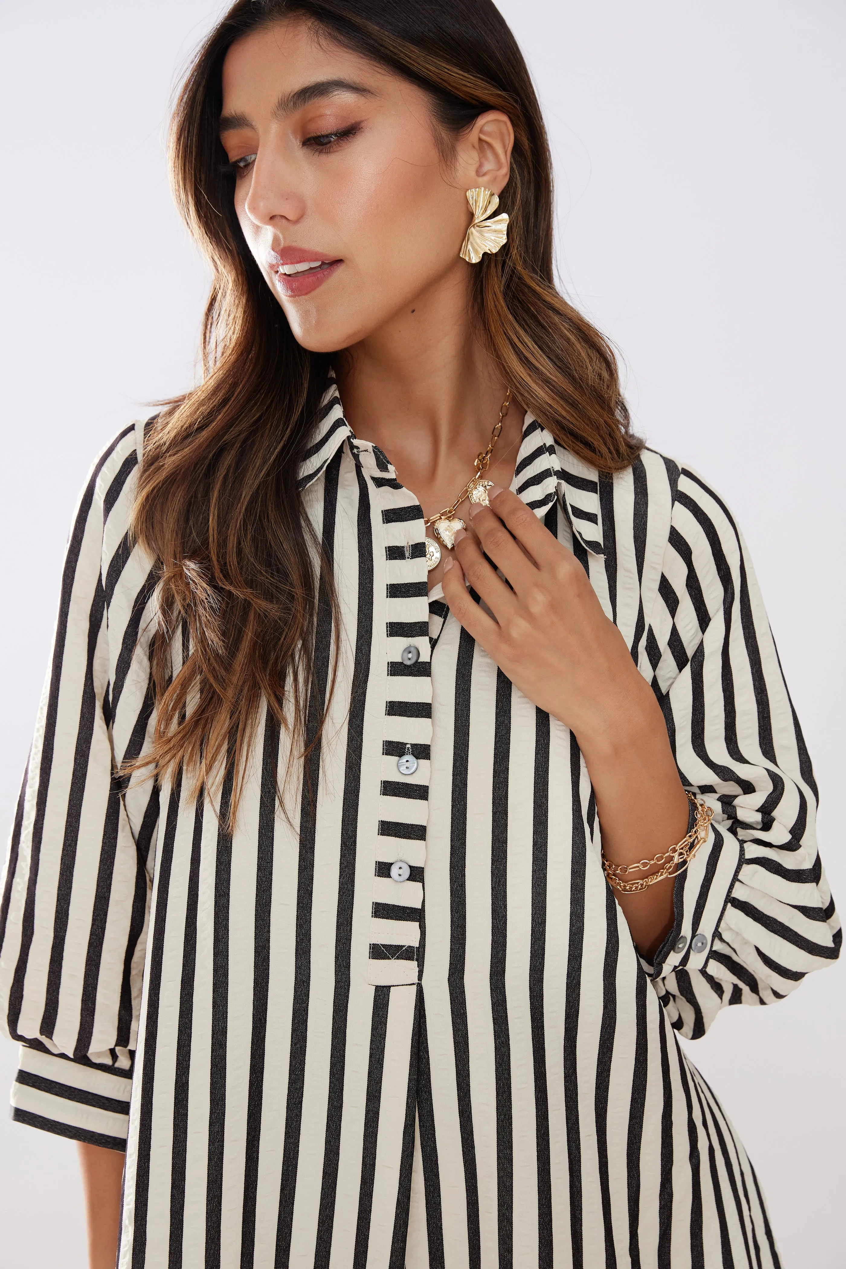 Everett Striped Mini Dress