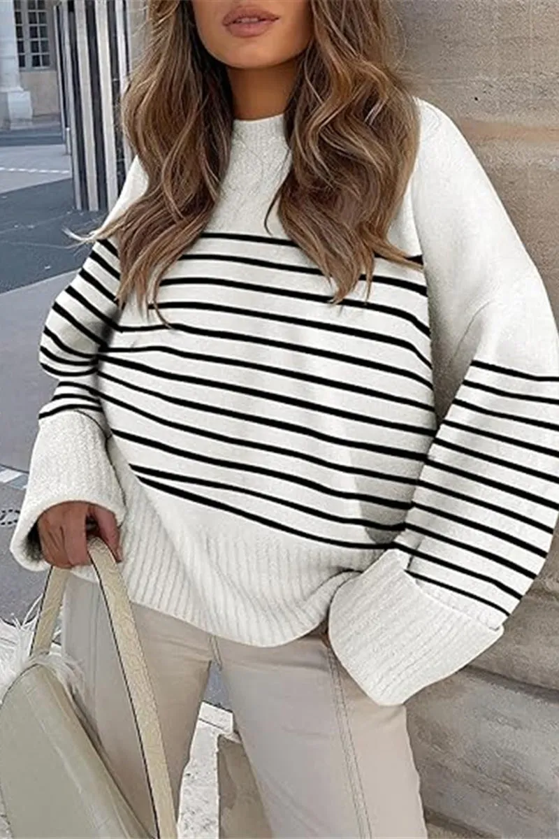 HWS1150 Parisian Stripe Sweater