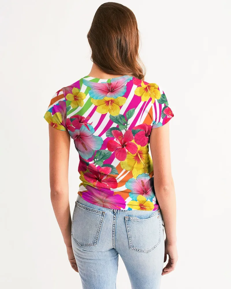 Island Flowers Women's Tee