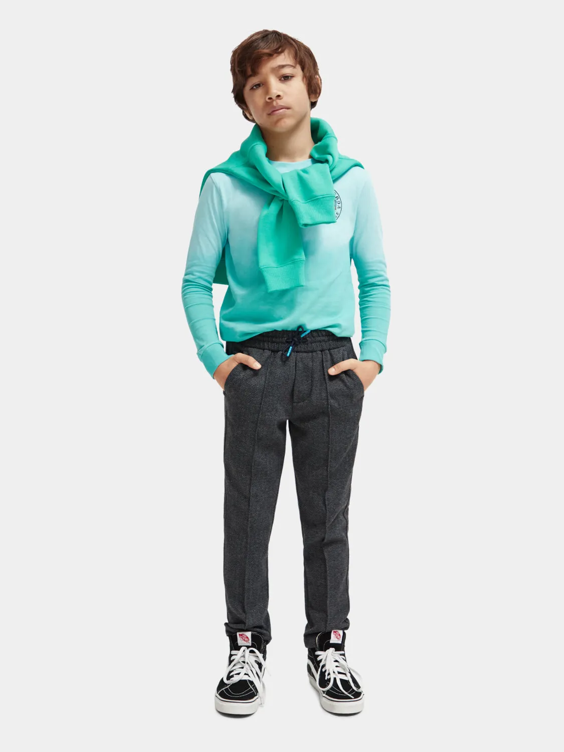 Kids - Relaxed slim-fit knitted pants