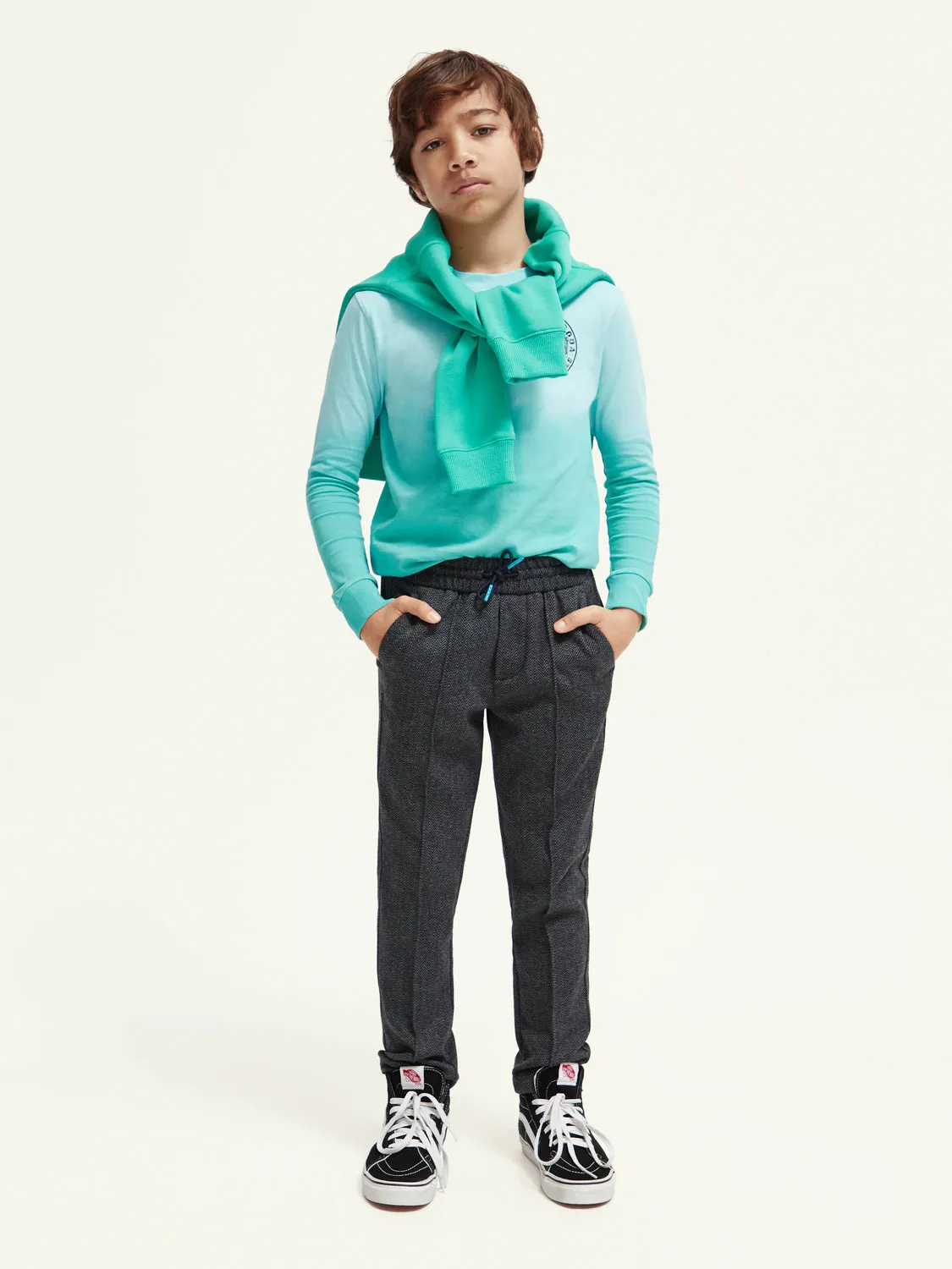 Kids - Relaxed slim-fit knitted pants