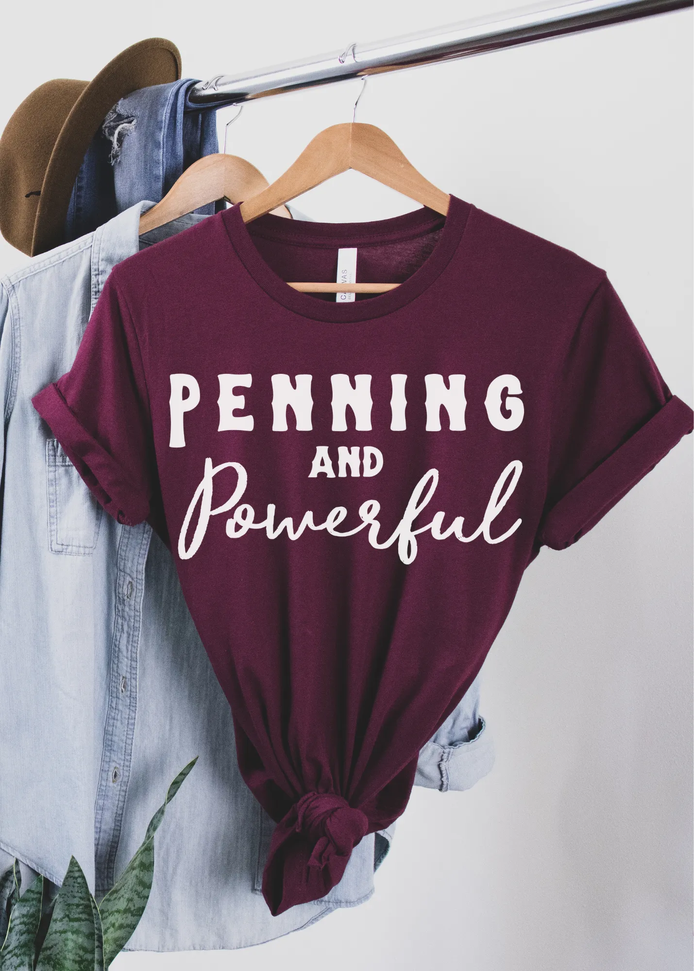 Penning & Powerful Short Sleeve Tee