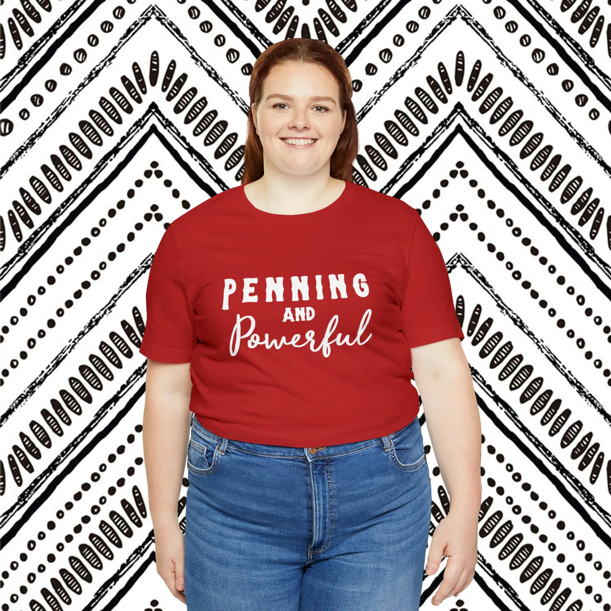 Penning & Powerful Short Sleeve Tee