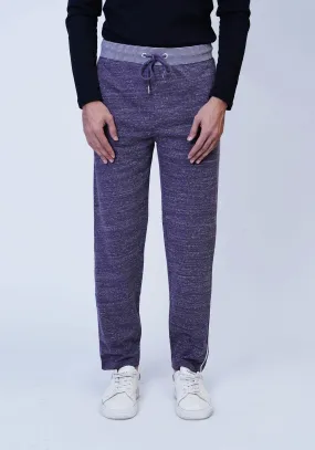 Purple Melange Trousers