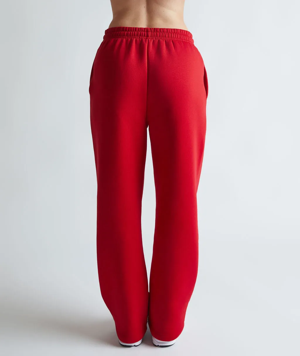 Relaxed Sweatpants - Red