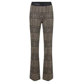 Robell Joella Trousers Brown Check