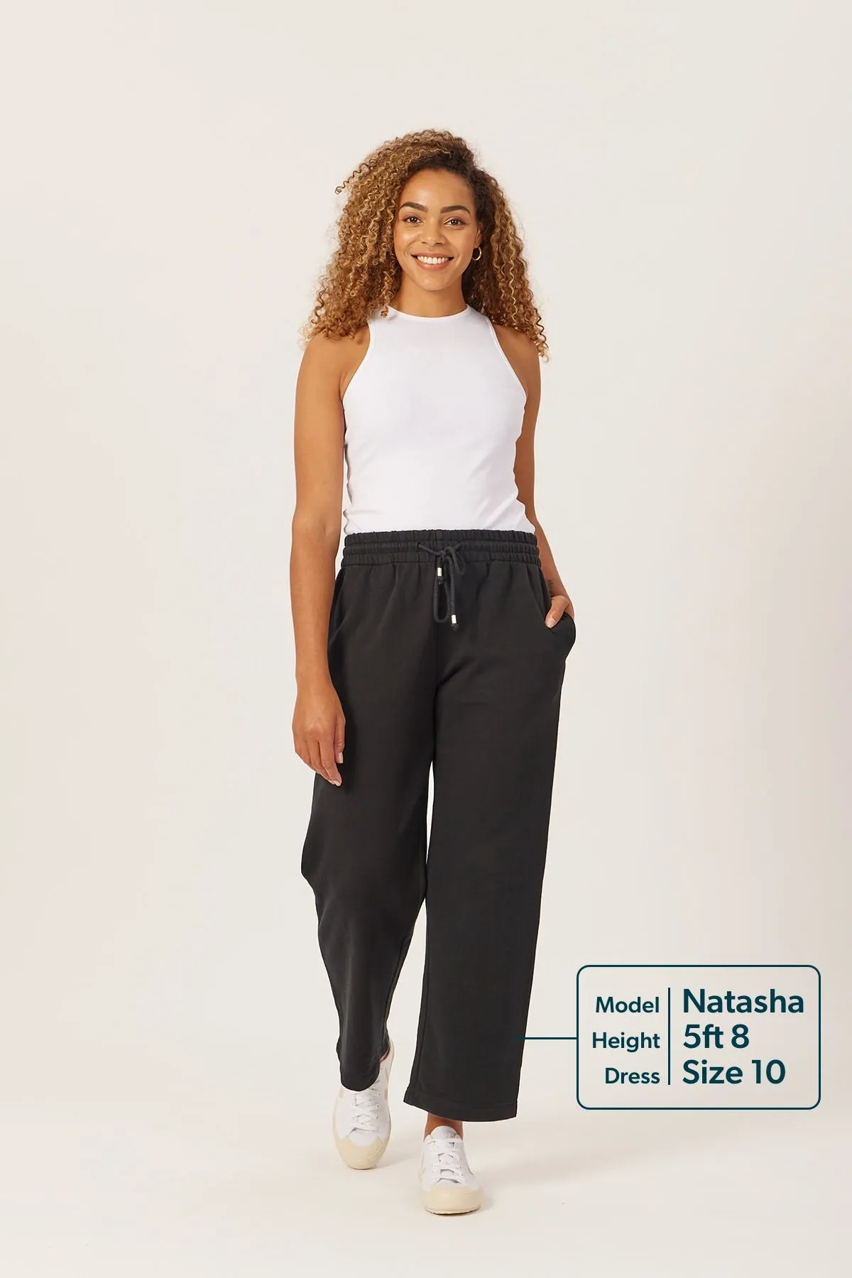 Robyn - Wide Leg Jogger - Black