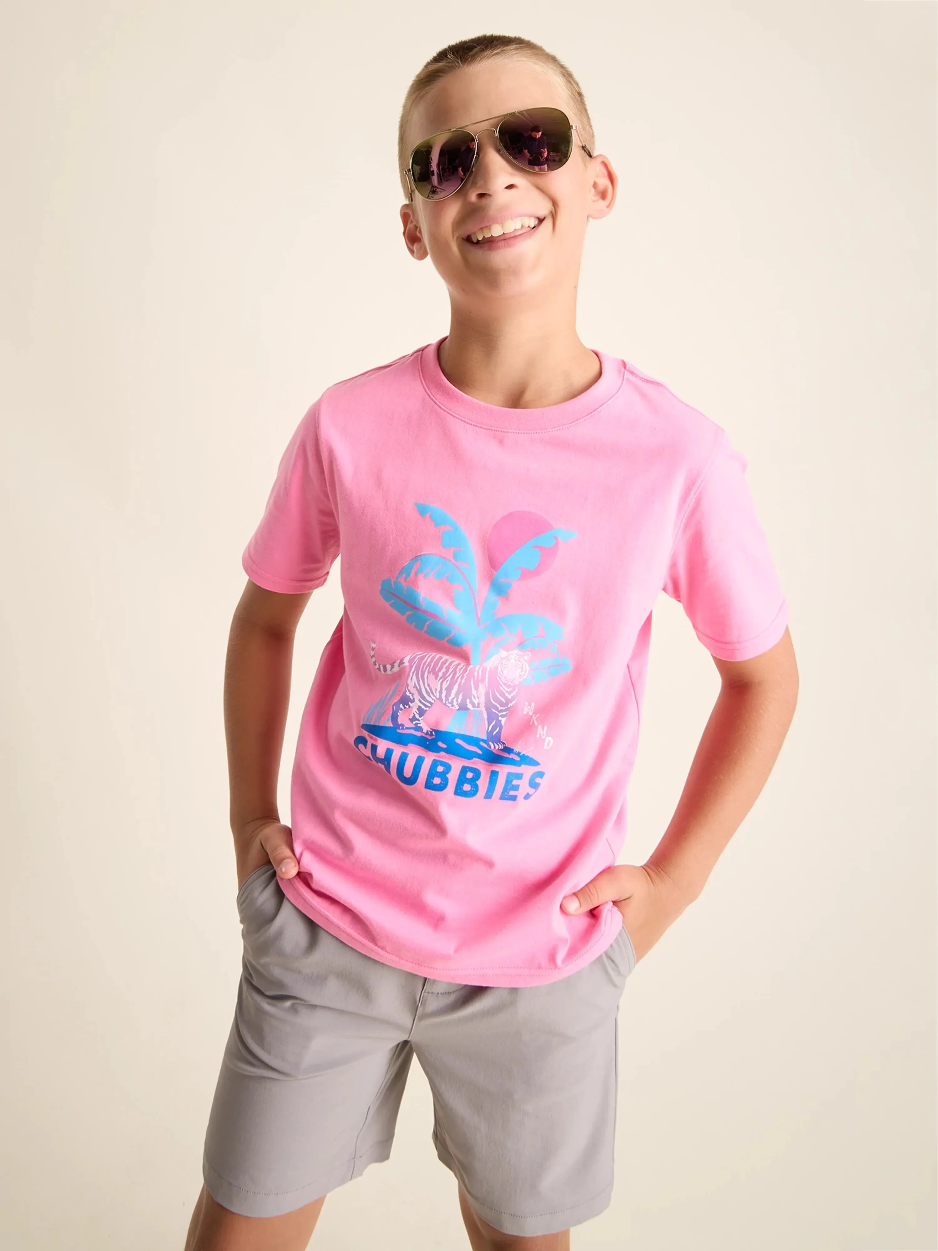 The Hydrofoil Tiger (Boys Non Pocket T-Shirt)