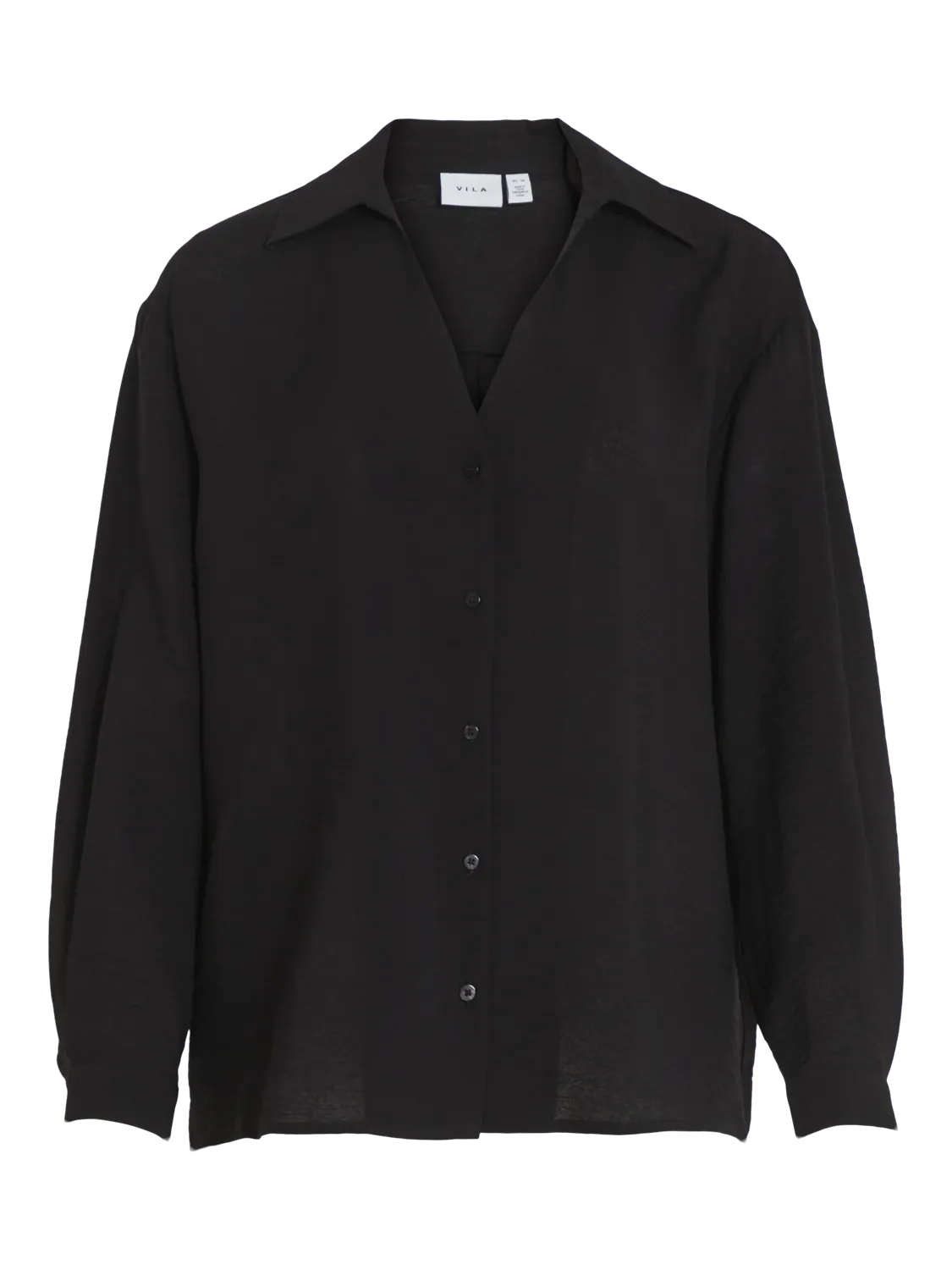 VIDOMIRA V-NECK L/S SHIRT - NOOS