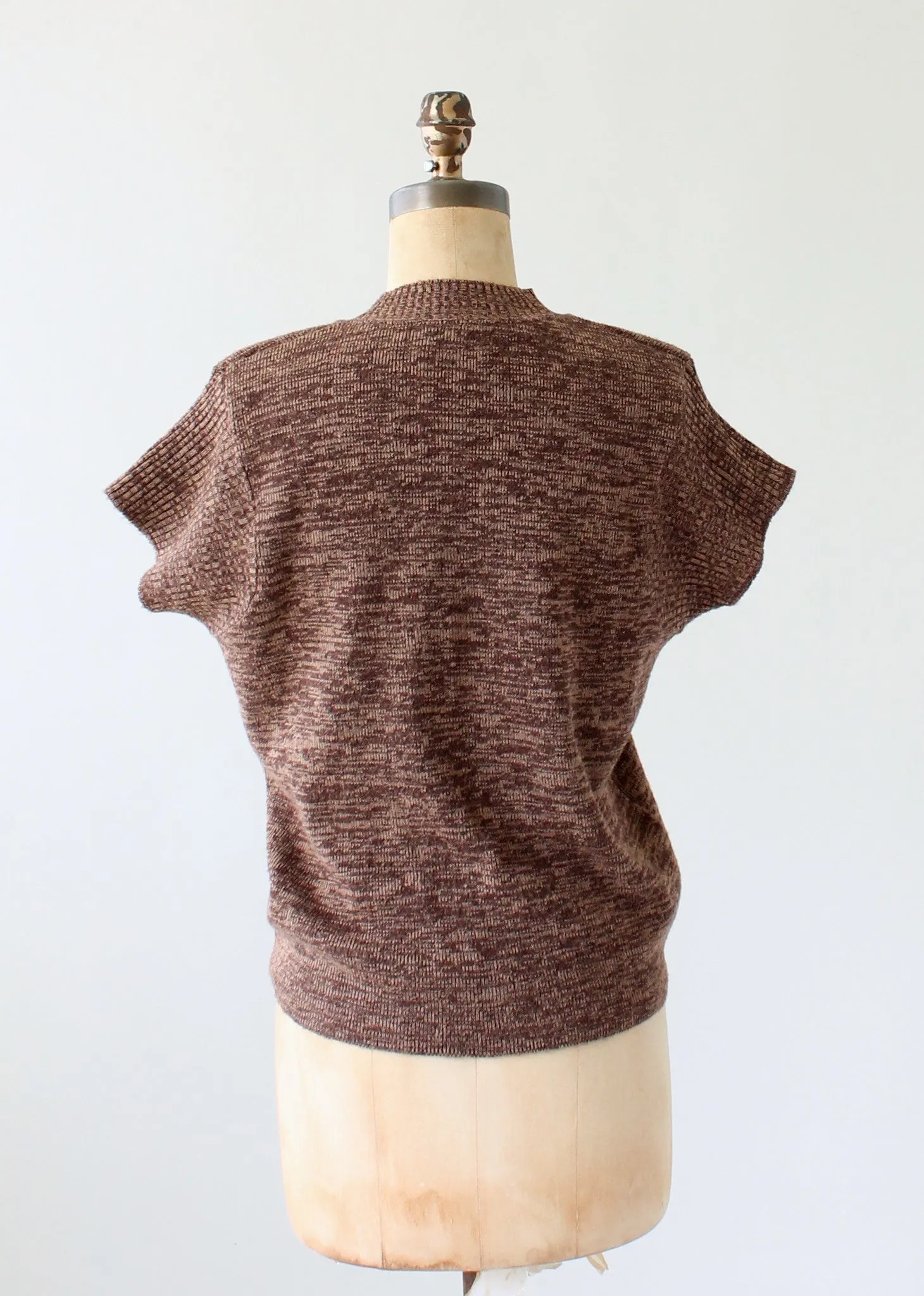 Vintage 1970s Fall Brown Slouch Sweater