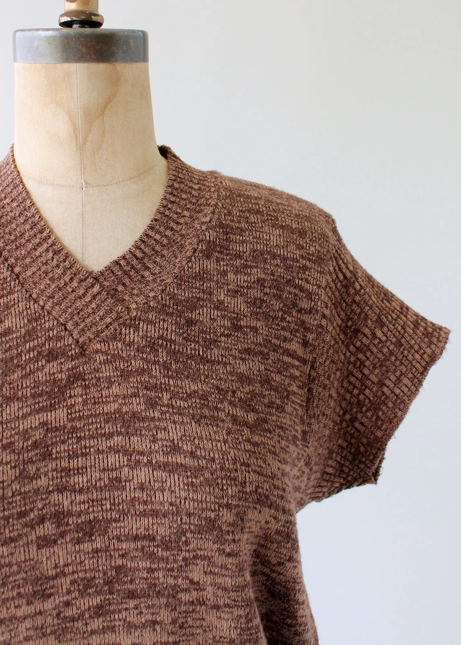 Vintage 1970s Fall Brown Slouch Sweater