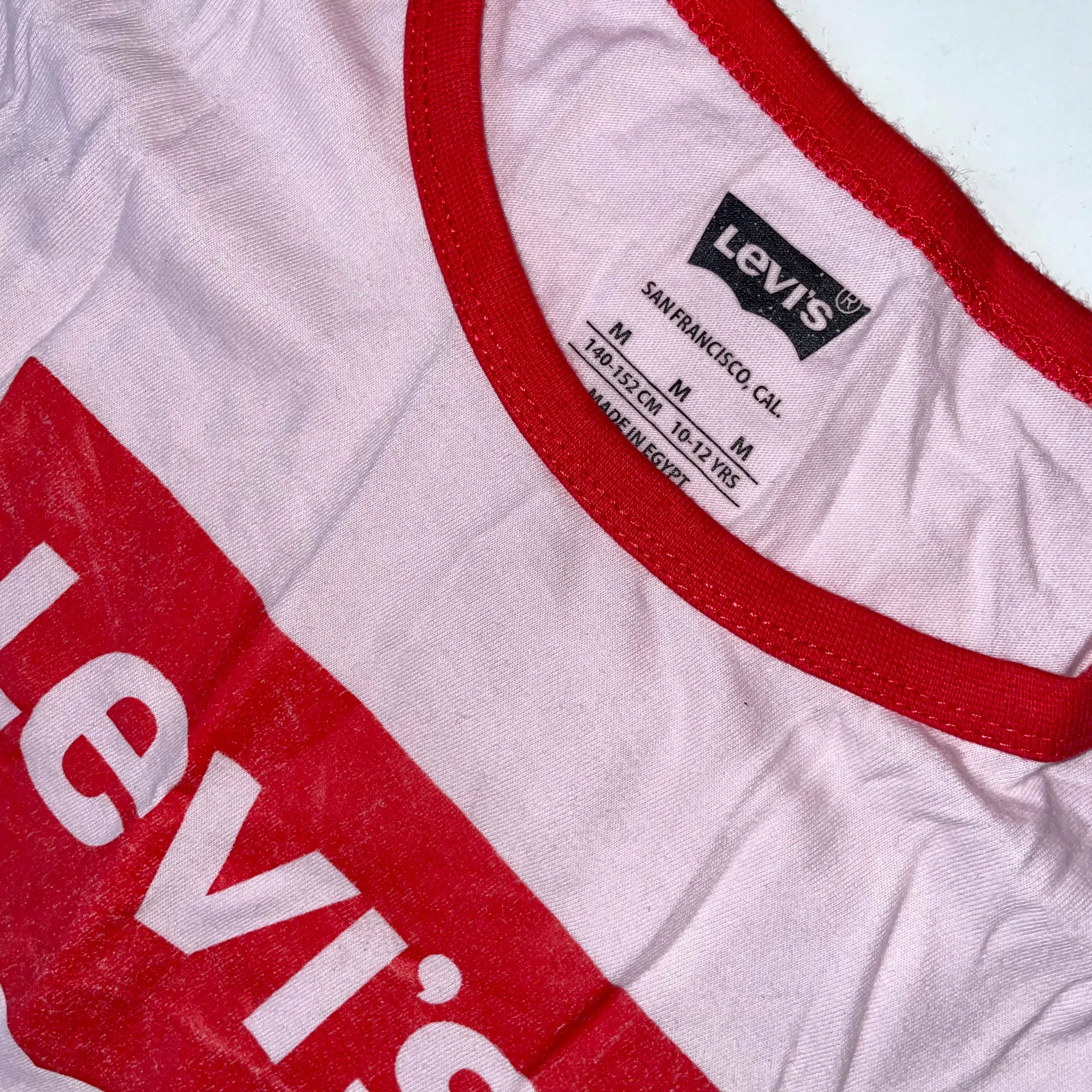 Vintage Pink Levis sanfrancisco medium short sleeve tees