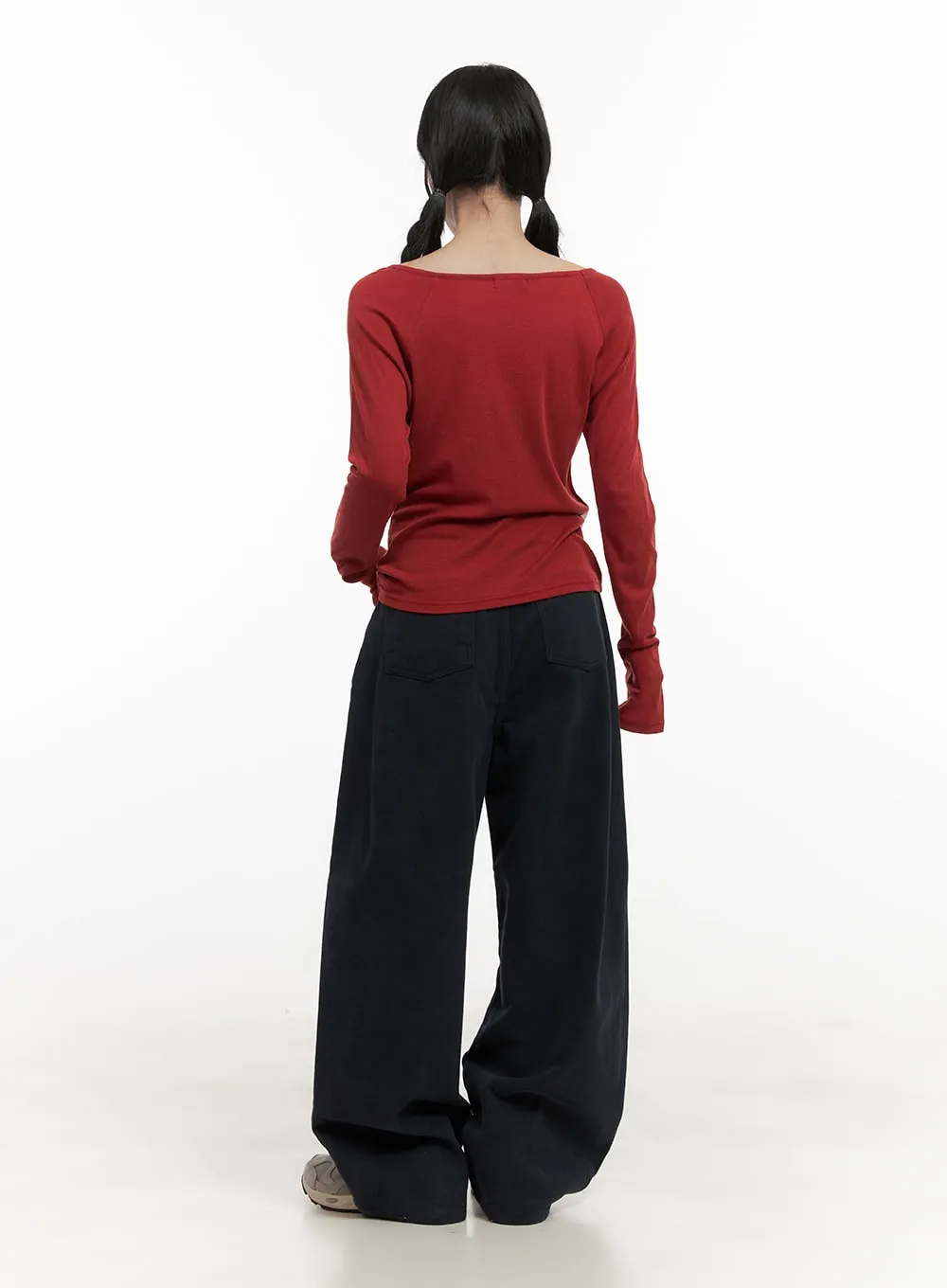 Wide-Fit Comfy Oversized Trousers CD404