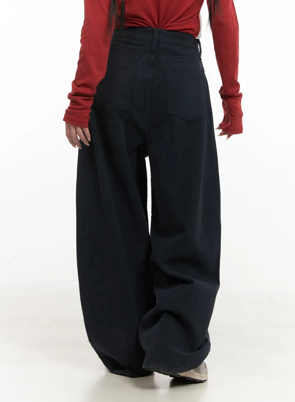 Wide-Fit Comfy Oversized Trousers CD404